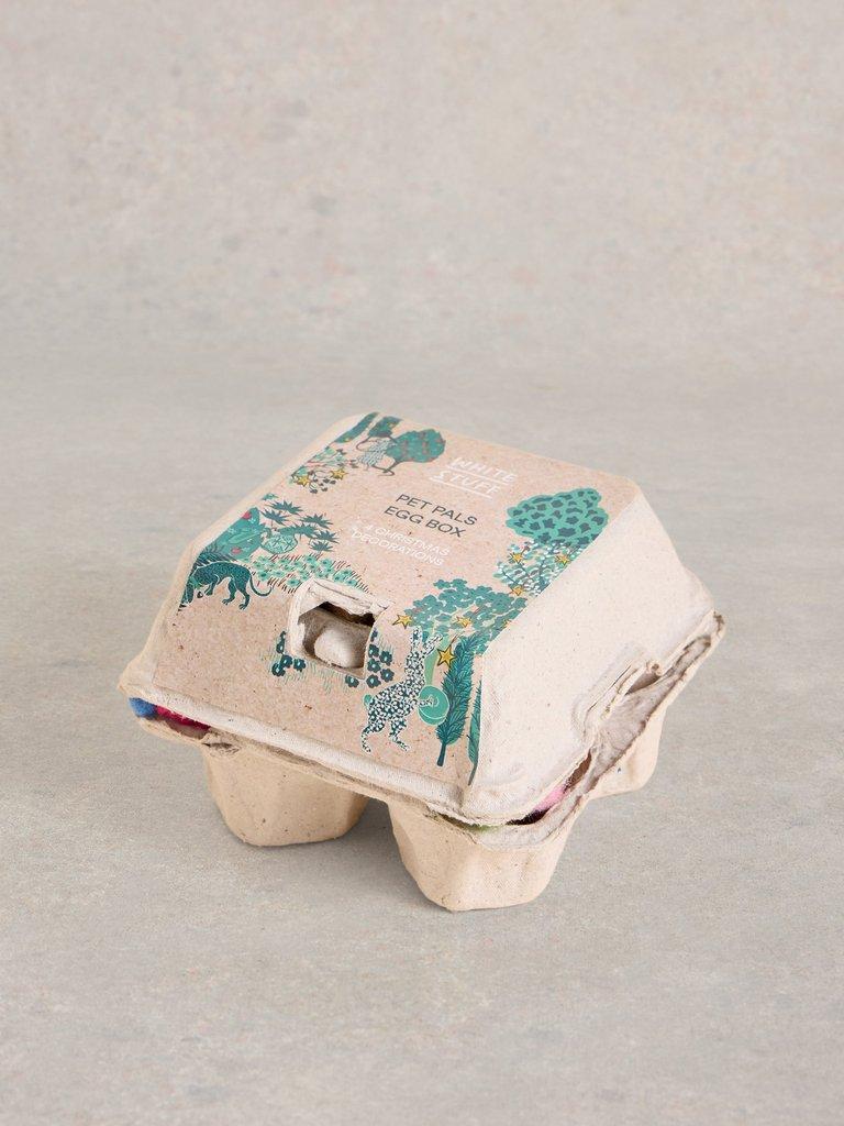 Pet Pals Egg Box in WHITE MLT - FLAT BACK