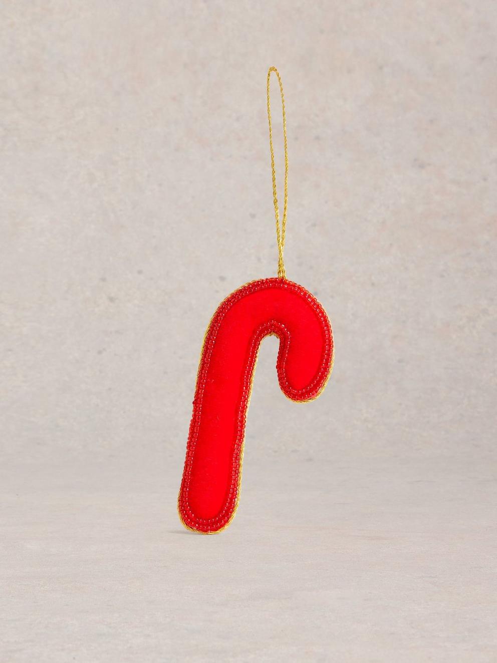 Candy Cane Hanging Dec in PINK MLT - FLAT DETAIL