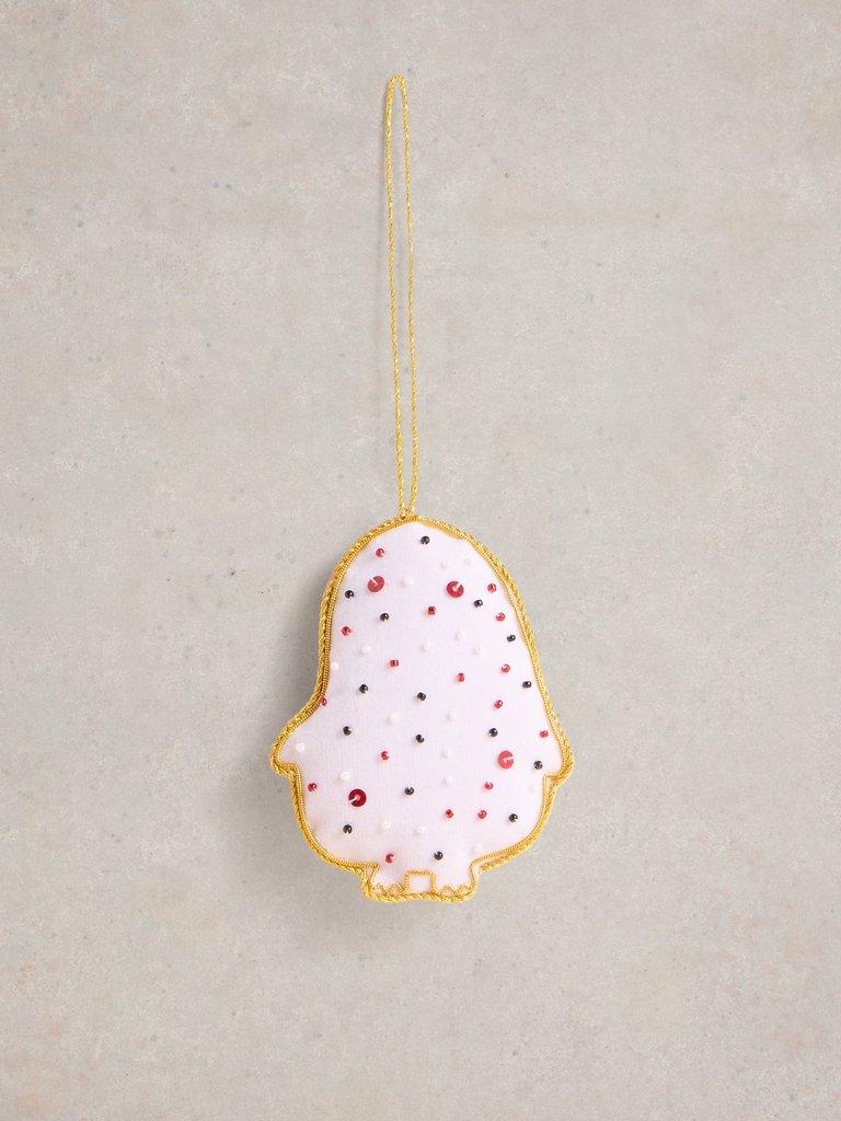 Penguin Jumper Hanging Dec in RED MLT - FLAT BACK