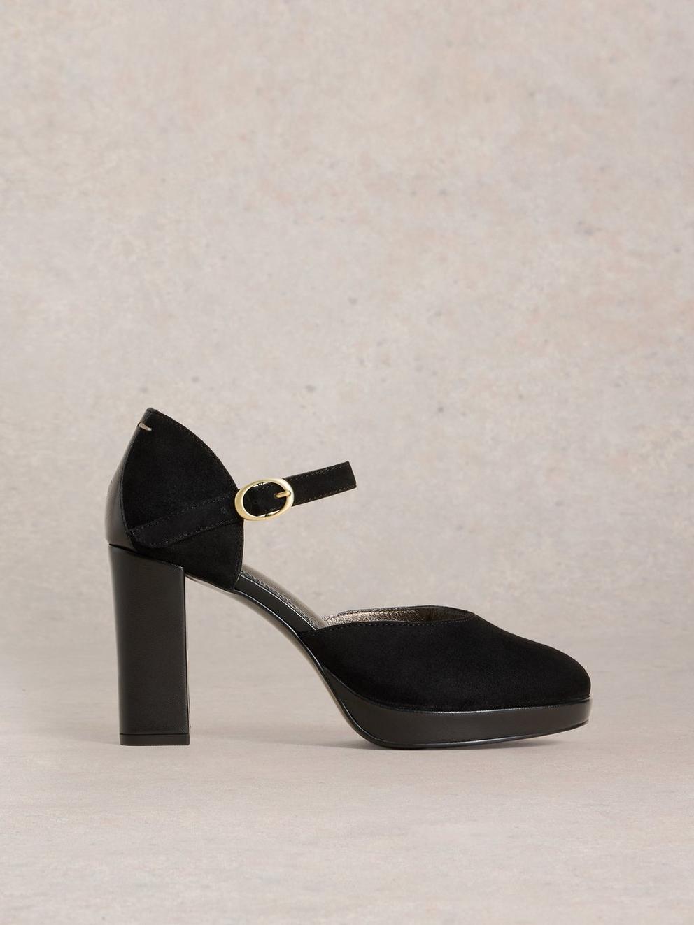 Priscilla Platform Shoe in PURE BLK - LIFESTYLE