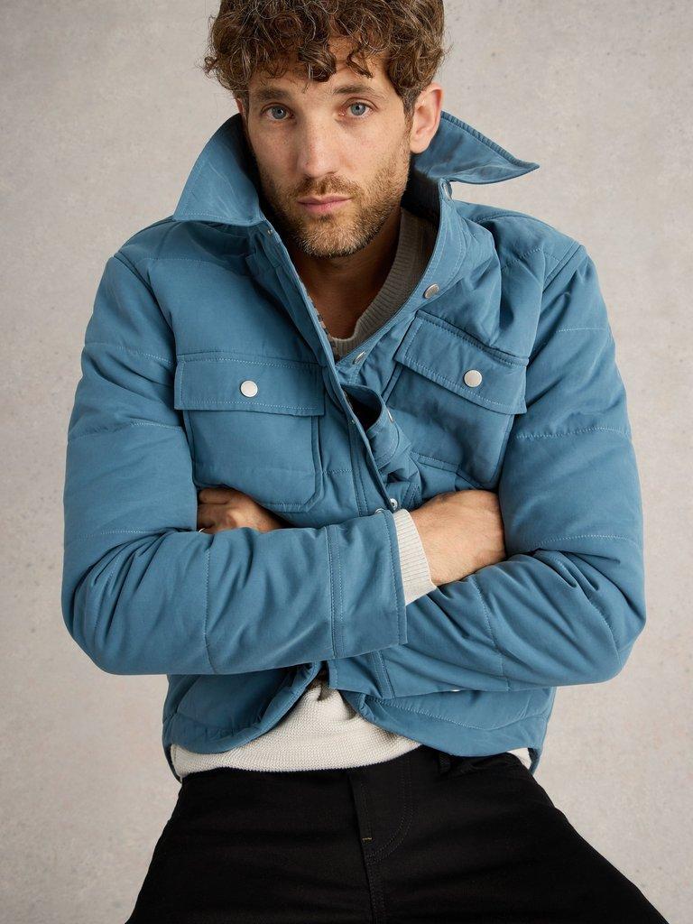 Sussex Padded Jacket in DK BLUE - LIFESTYLE