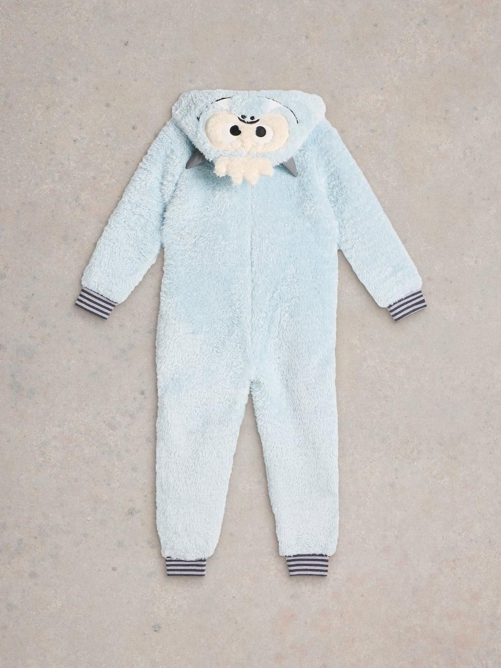 Yeti Onesie in LGT GREY - FLAT BACK