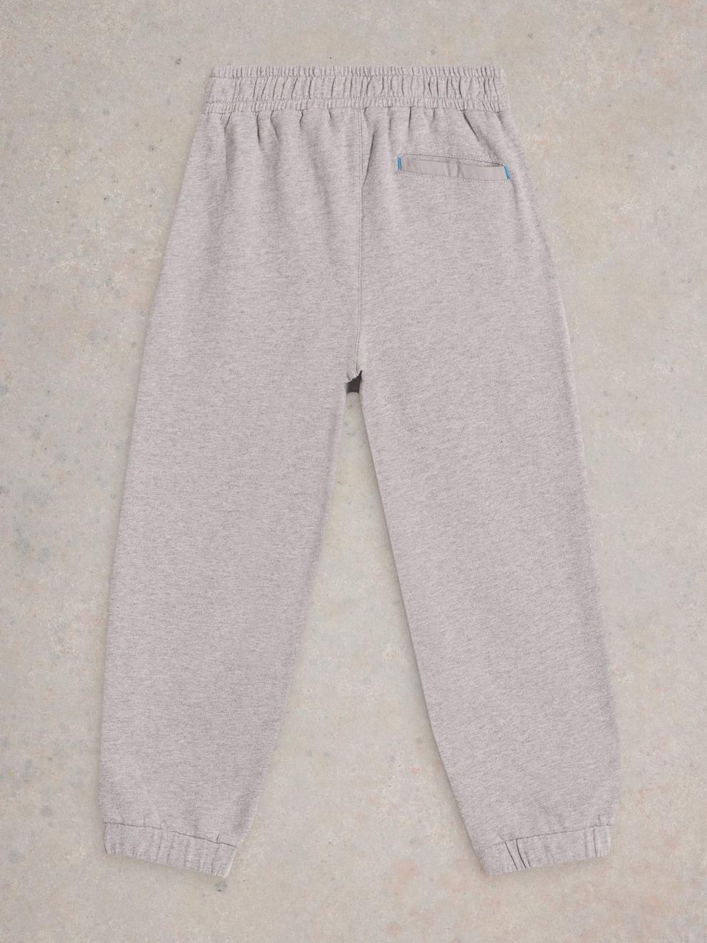 Freddy Jersey Jogger in GREY MARL - FLAT BACK