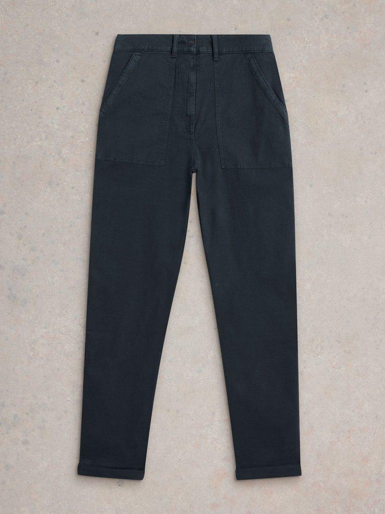 Tucker Chino Trouser in DARK NAVY - FLAT FRONT