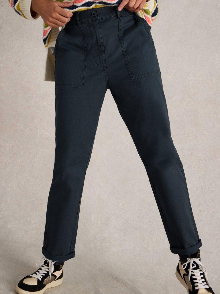 Tucker Chino Trouser in DARK NAVY - LIFESTYLE