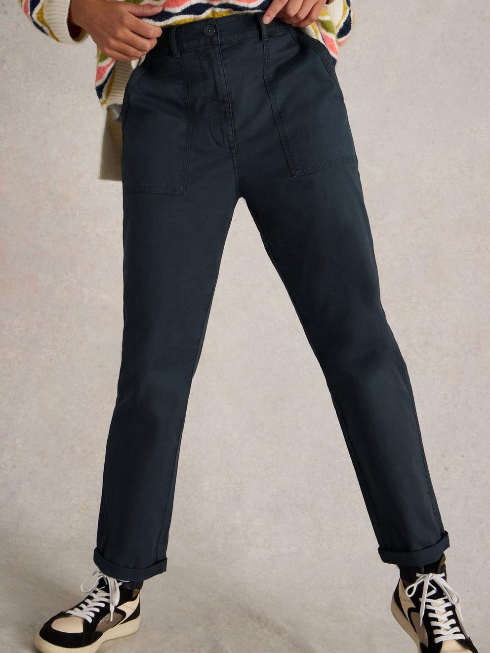Tucker Chino Trouser in DARK NAVY - LIFESTYLE
