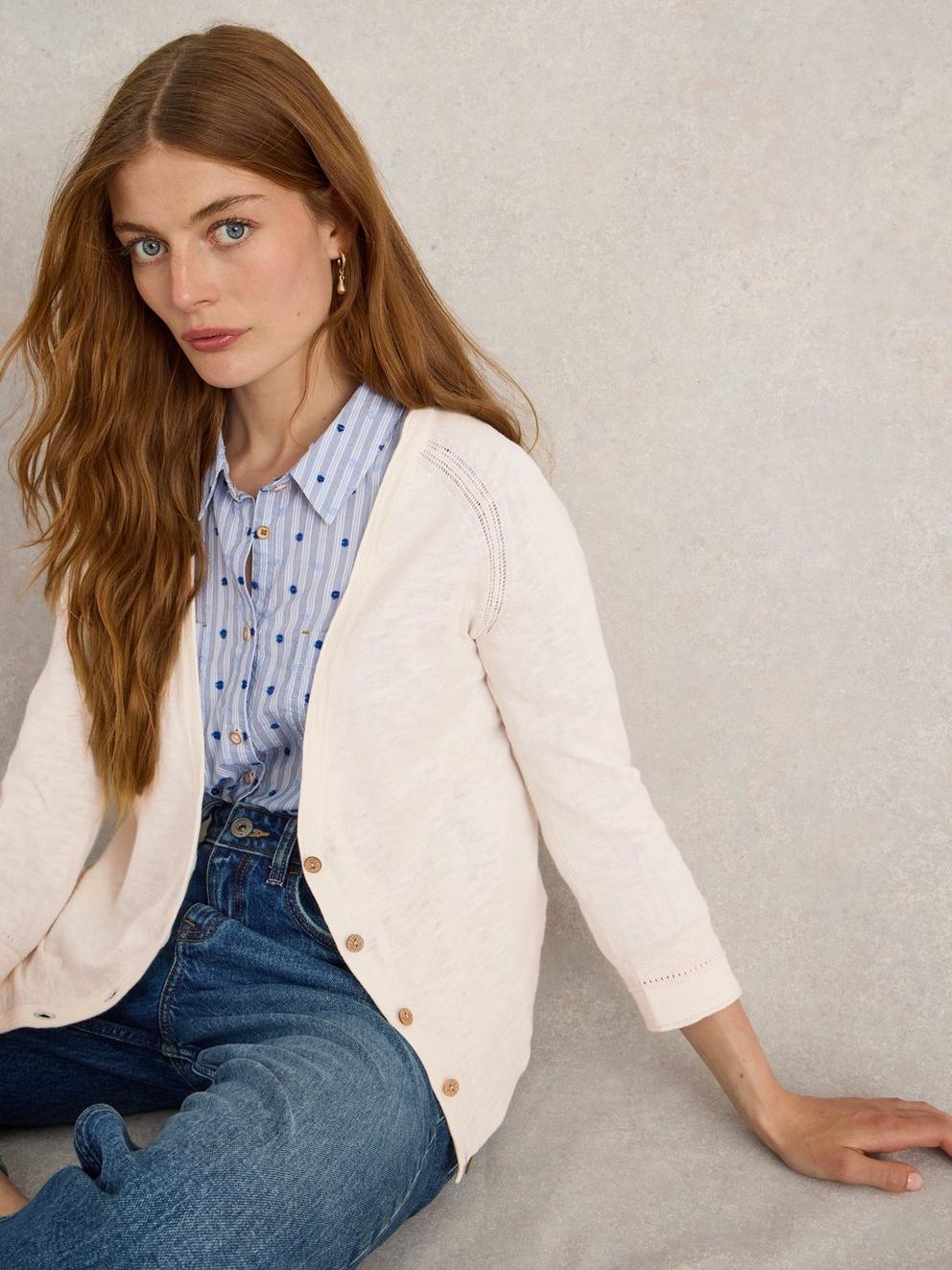 NARIA CARDI in NAT WHITE - LIFESTYLE