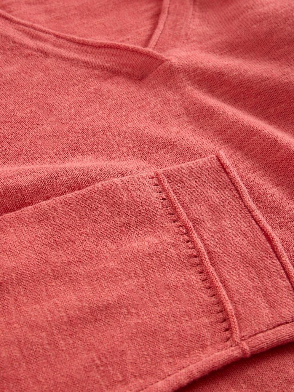 NARIA JUMPER in DUS PINK - FLAT DETAIL