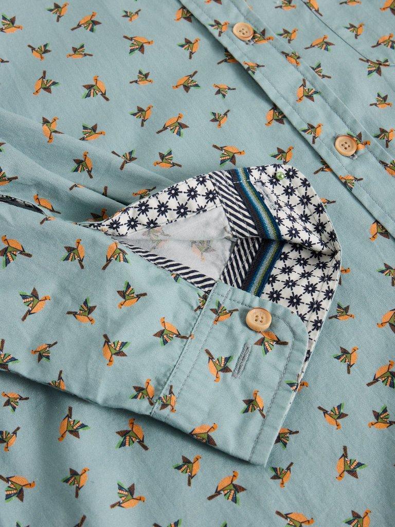 Origami Printed Shirt in BLUE PR - FLAT DETAIL