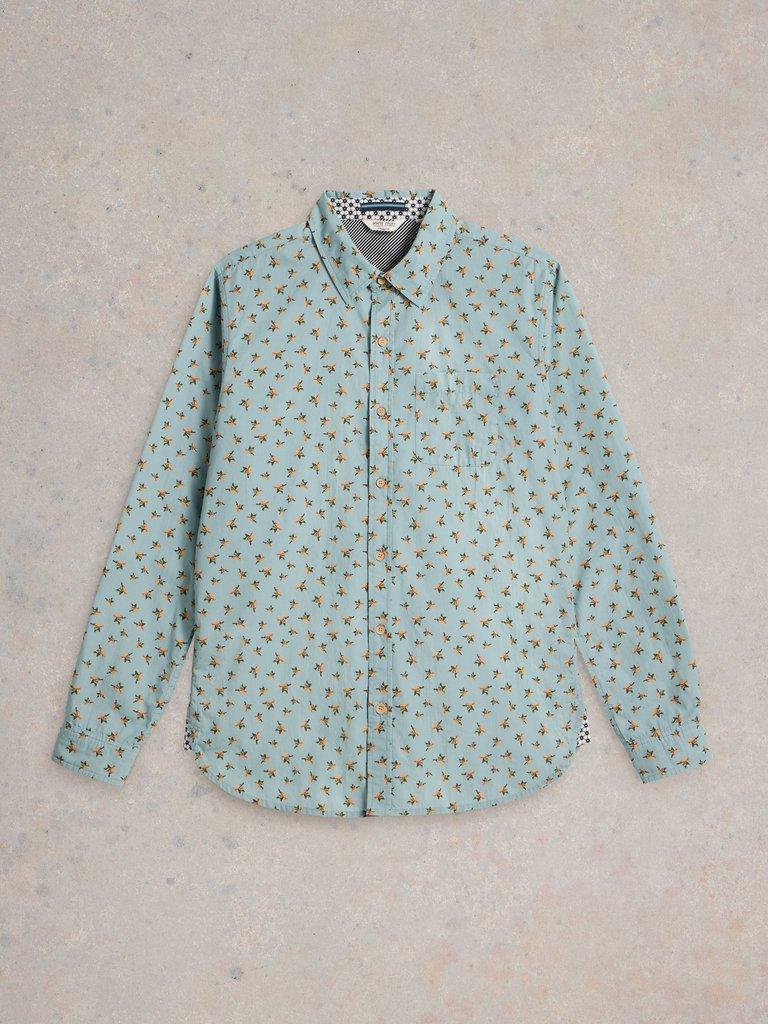 Origami Printed Shirt in BLUE PR - FLAT FRONT