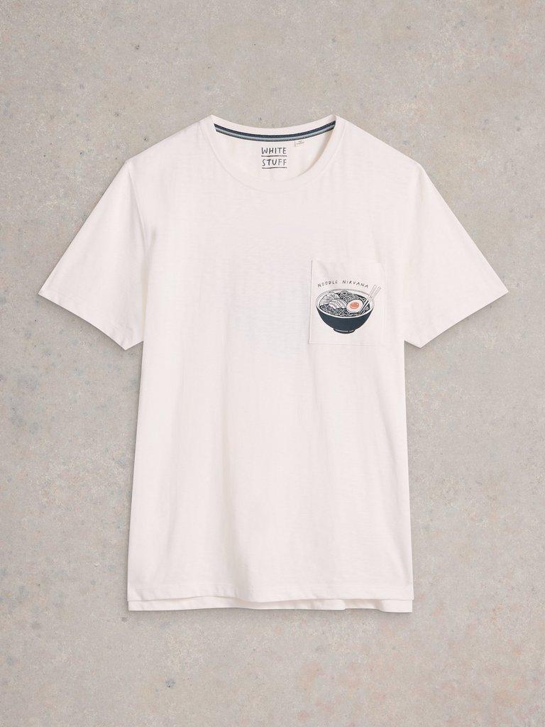 Ramen Graphic Tee in WHITE PR - FLAT FRONT