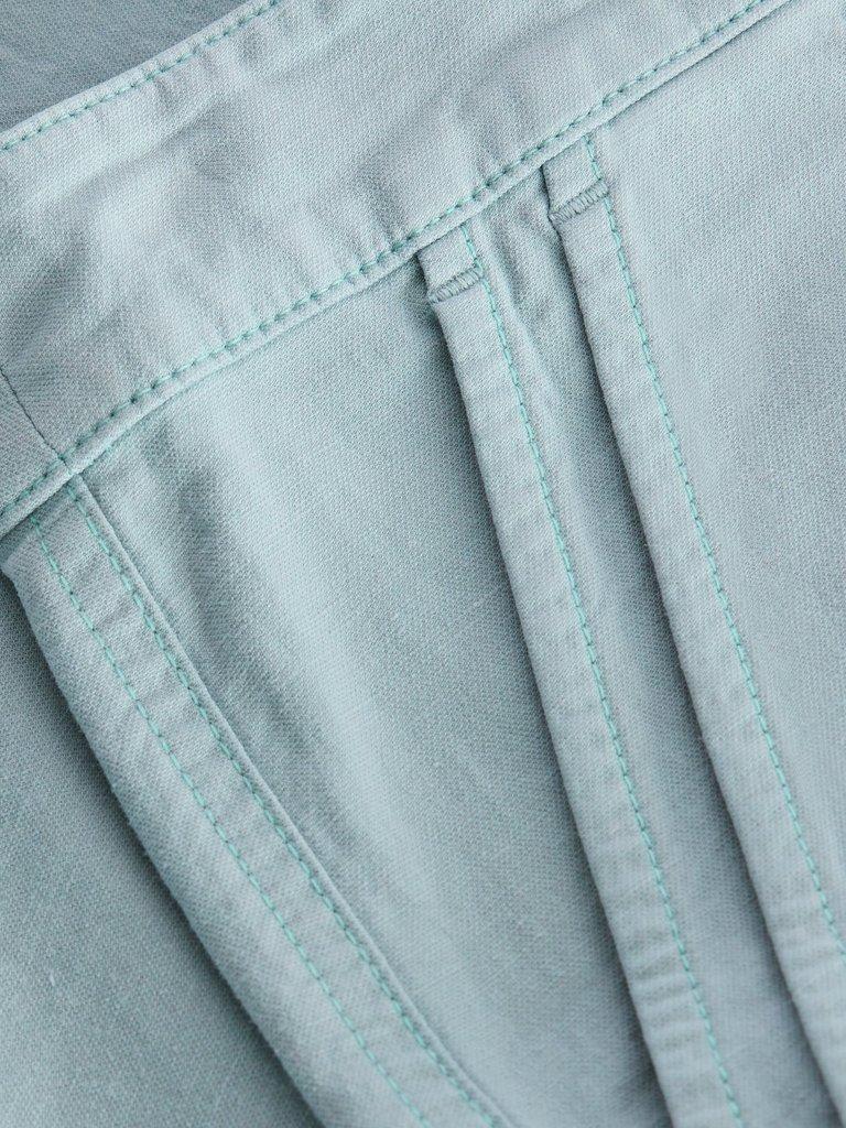 Twister Full Length Chino Trouser in LGT BLUE - FLAT DETAIL