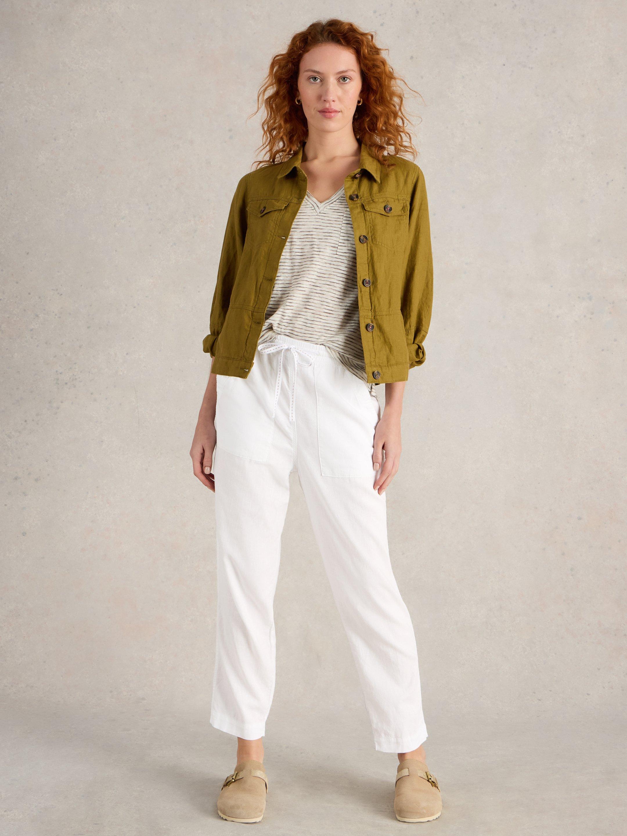 Linen Blend Elle Trouser