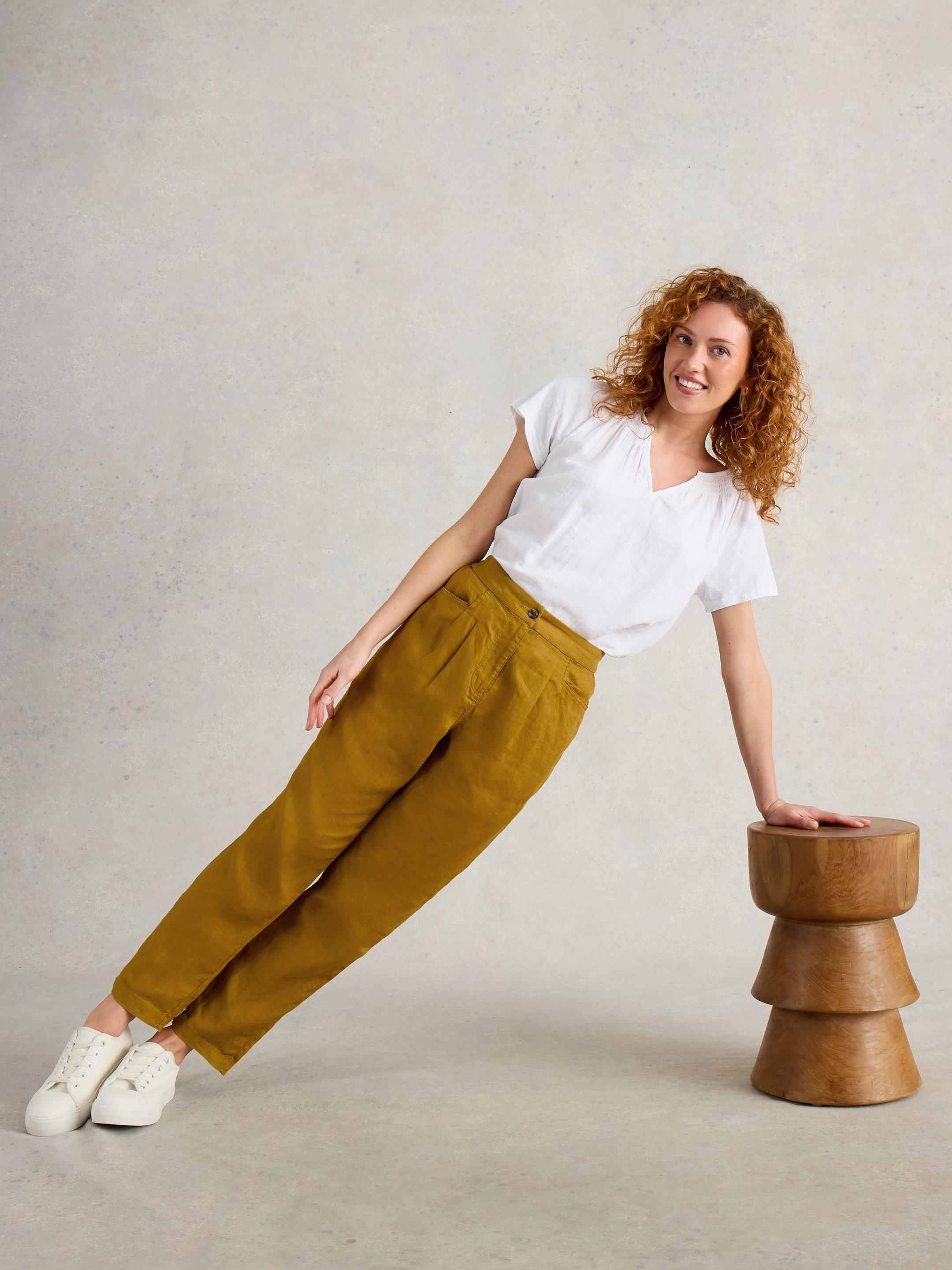 Shop Rowena Linen Trouser