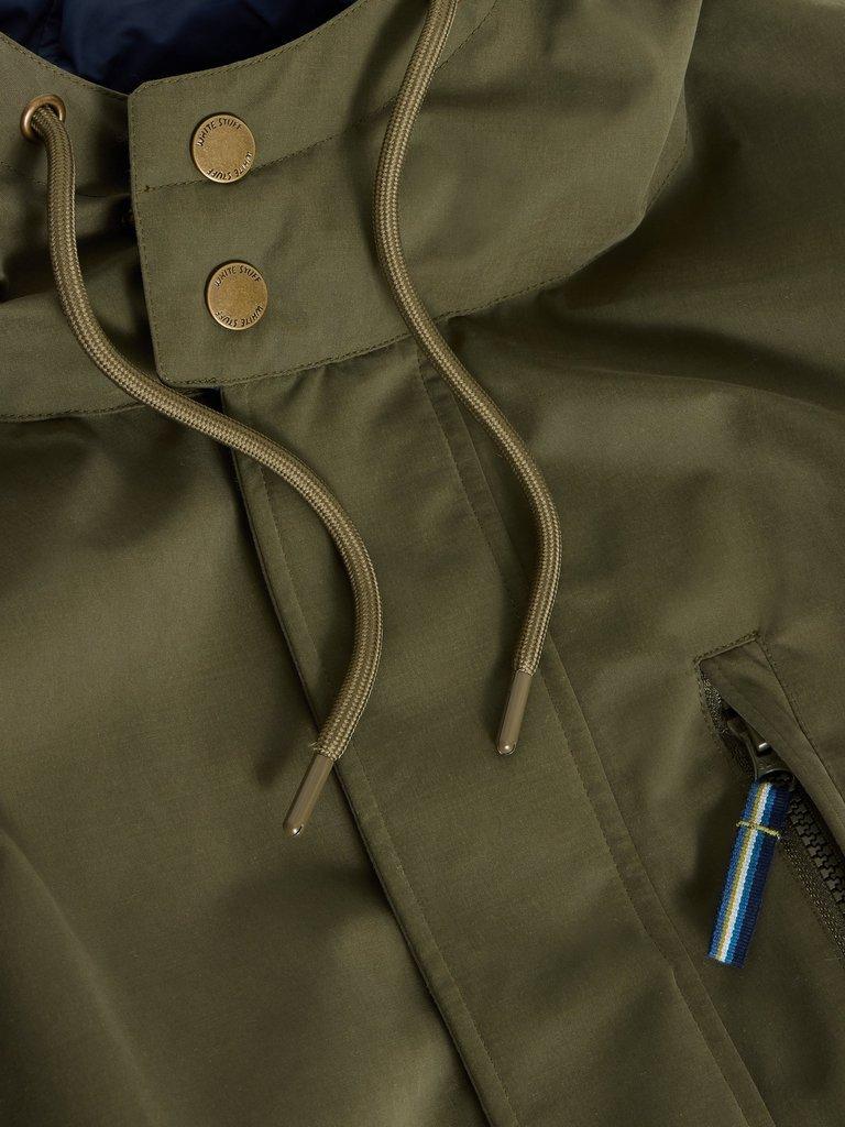 Reversible Parka in KHAKI GRN - FLAT DETAIL