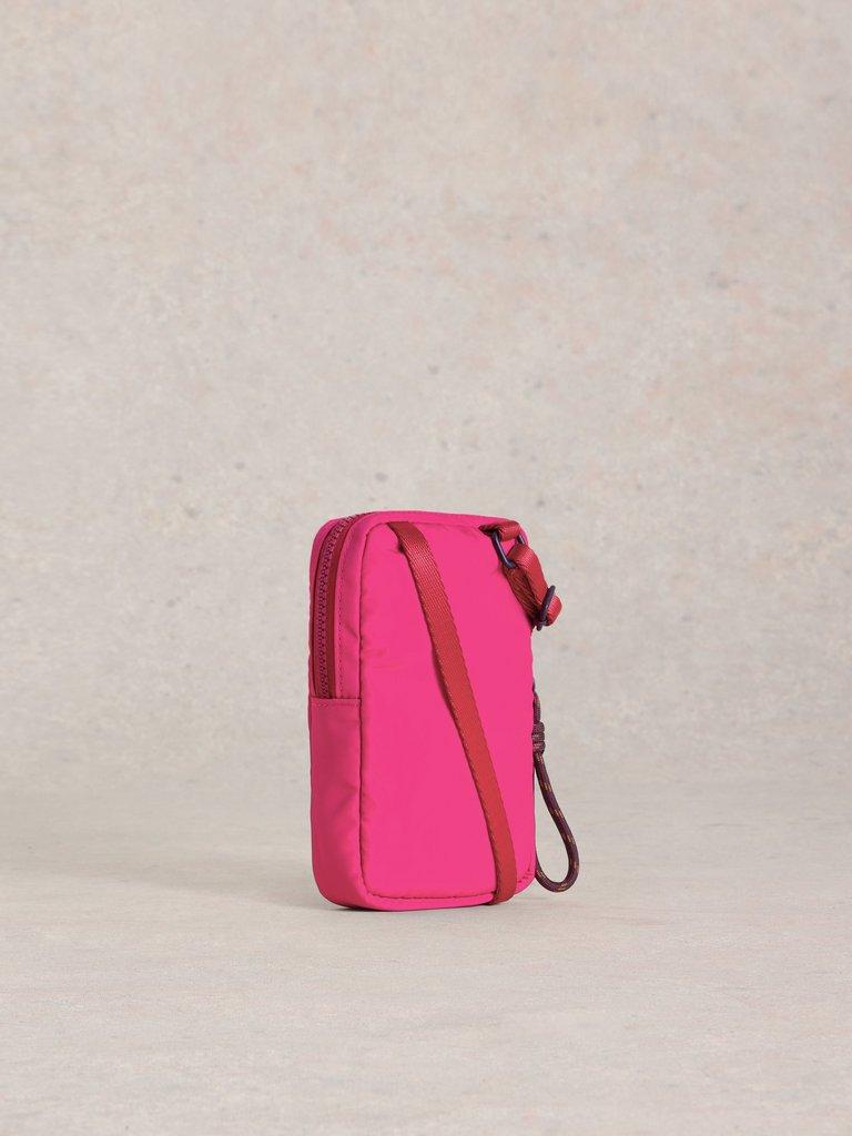 Meadow Phone Bag in BRT PINK - FLAT BACK