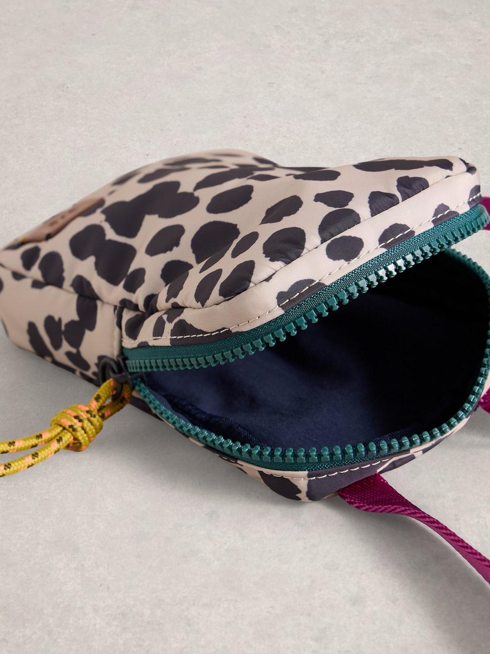 Meadow Phone Bag in NAT PR - FLAT DETAIL