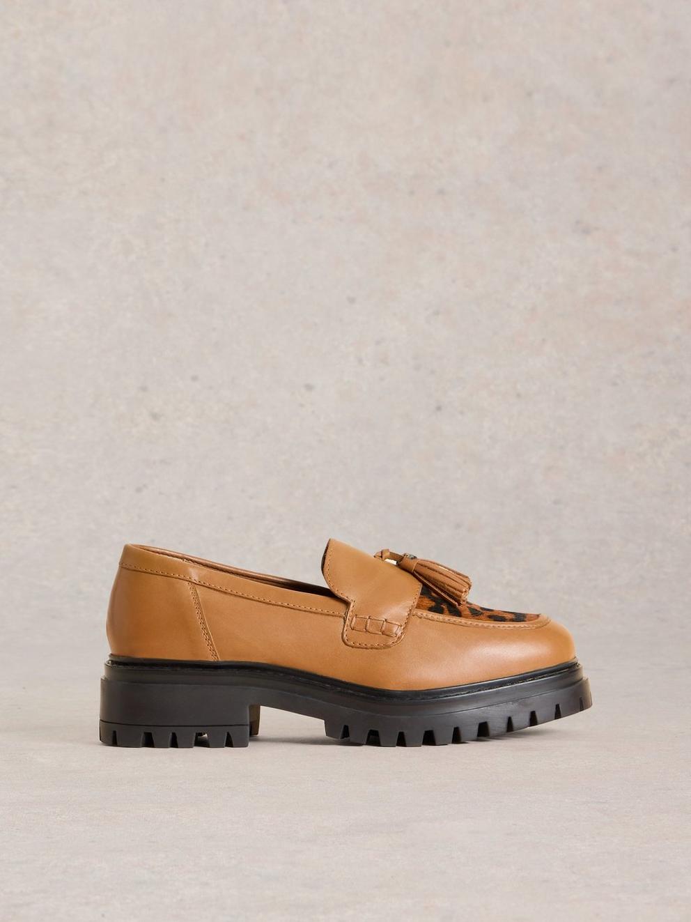 Charlie Chunky Loafer in TAN MULTI - LIFESTYLE