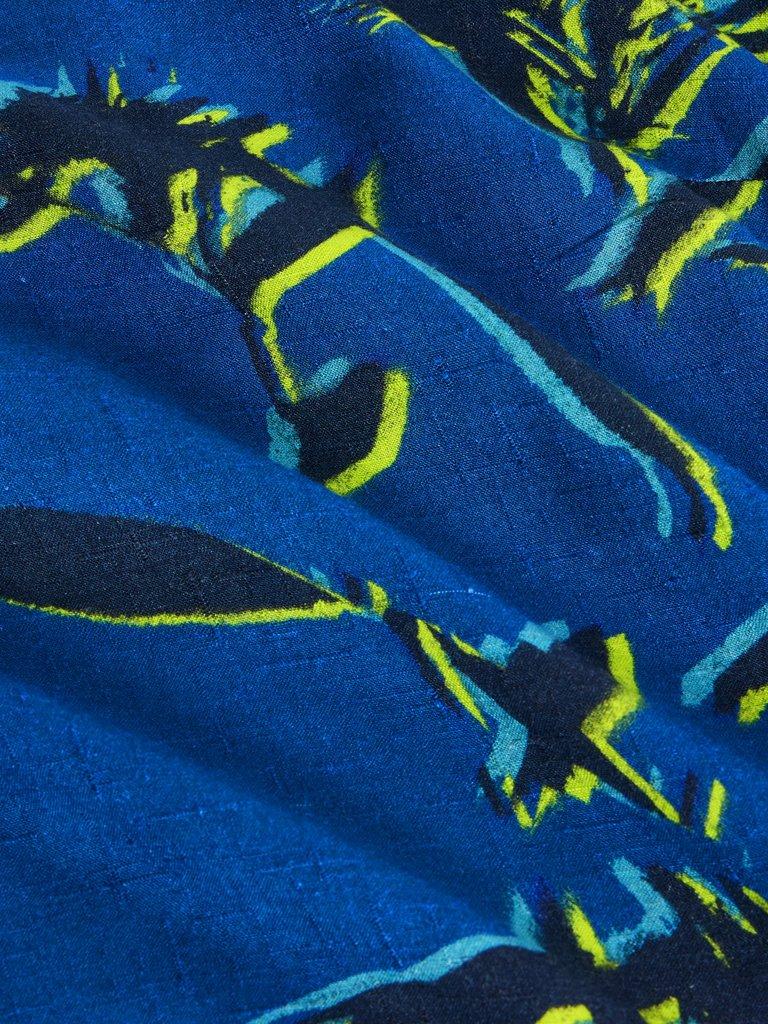 Angie Top  in BLUE PR - FLAT DETAIL