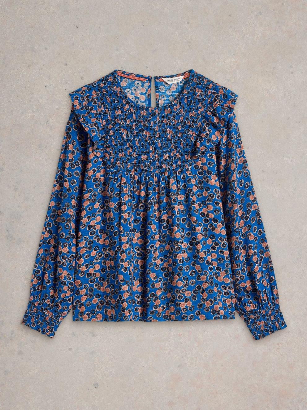 Sylvie Top in BLUE PR - FLAT FRONT