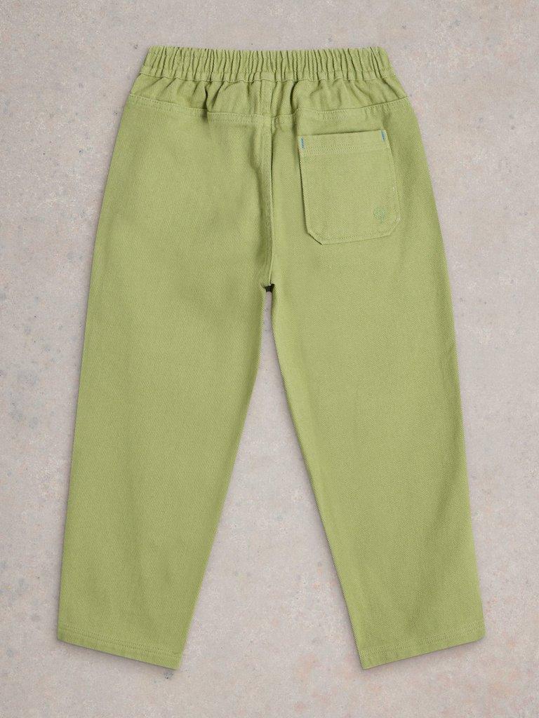 Rory Twill Trouser in KHAKI GRN - FLAT BACK