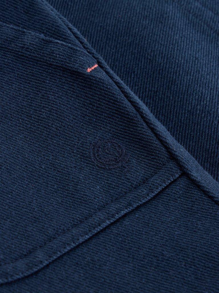 Mabel Twill Trouser in DARK NAVY - FLAT DETAIL