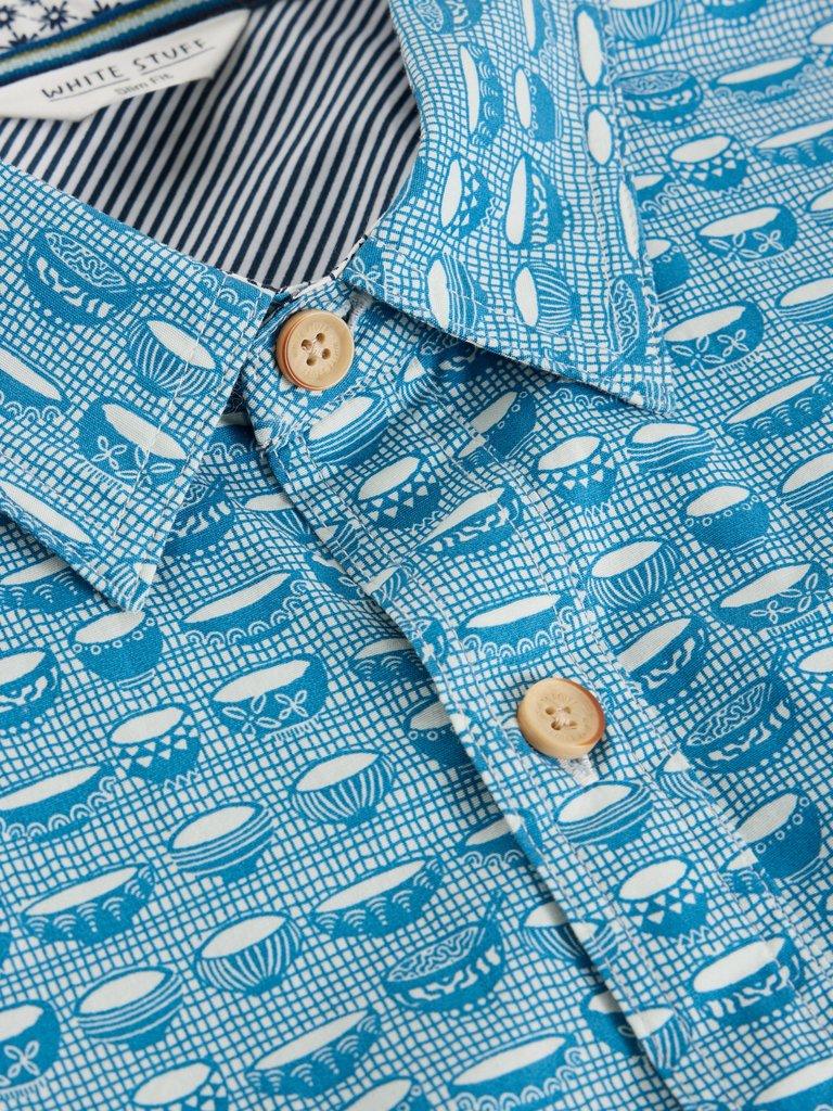 Ramen Bowl Printed Shirt in BLUE PR - FLAT DETAIL