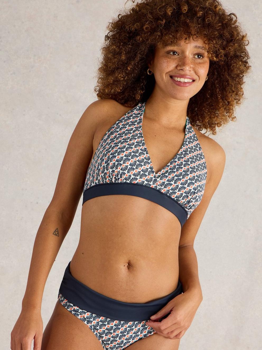 Reversible Sunshine Bikini Top in BLUE PR - LIFESTYLE