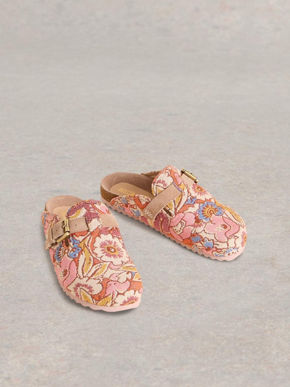 Myrtle Footbed Slip On in PINK MLT - FLAT FRONT