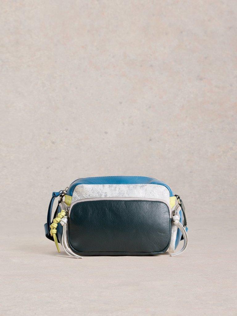 Lana Zip Camera Bag in NAVY MULTI - LIFESTYLE