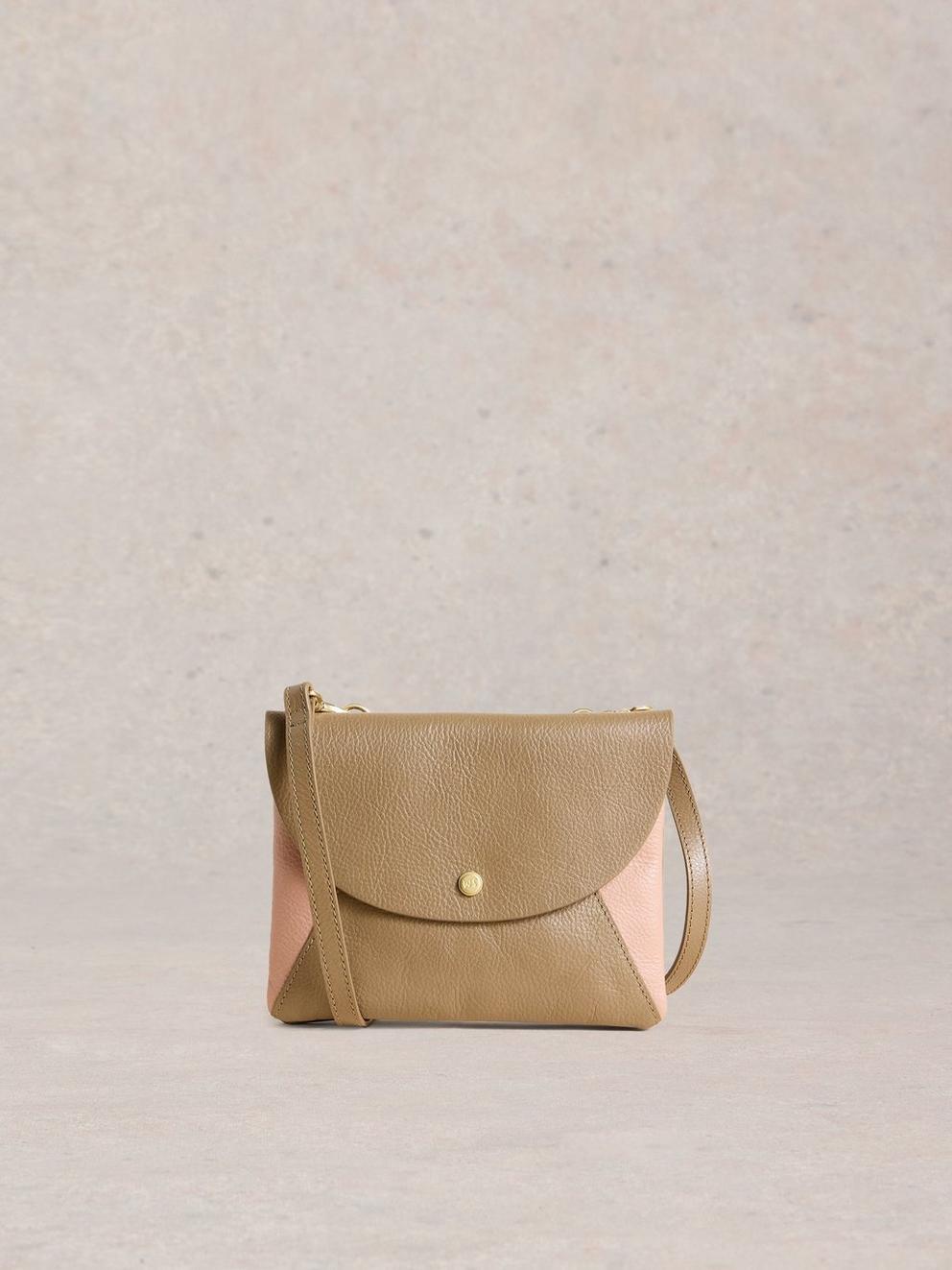 Coco Double Pouch Crossbody in NAT MLT - LIFESTYLE