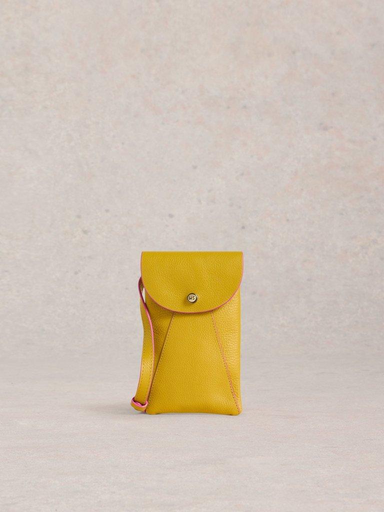 Leather Coco Phone Bag in DK CHART - LIFESTYLE
