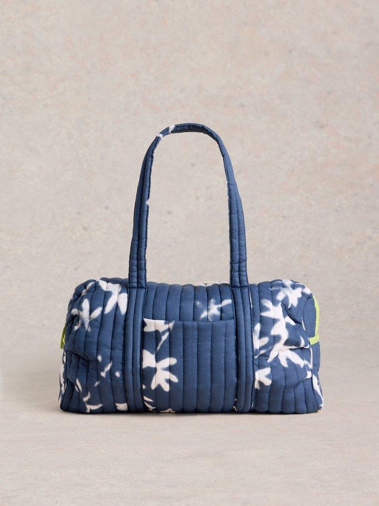 Zoe Printed Weekender Bag in NAVY PR - LIFESTYLE