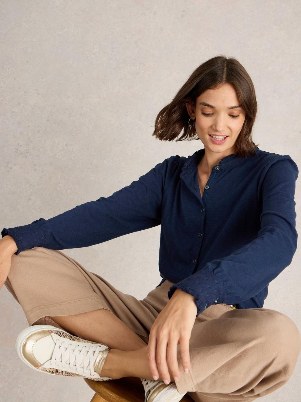 JESSICA SHIRT in DARK NAVY - LIFESTYLE