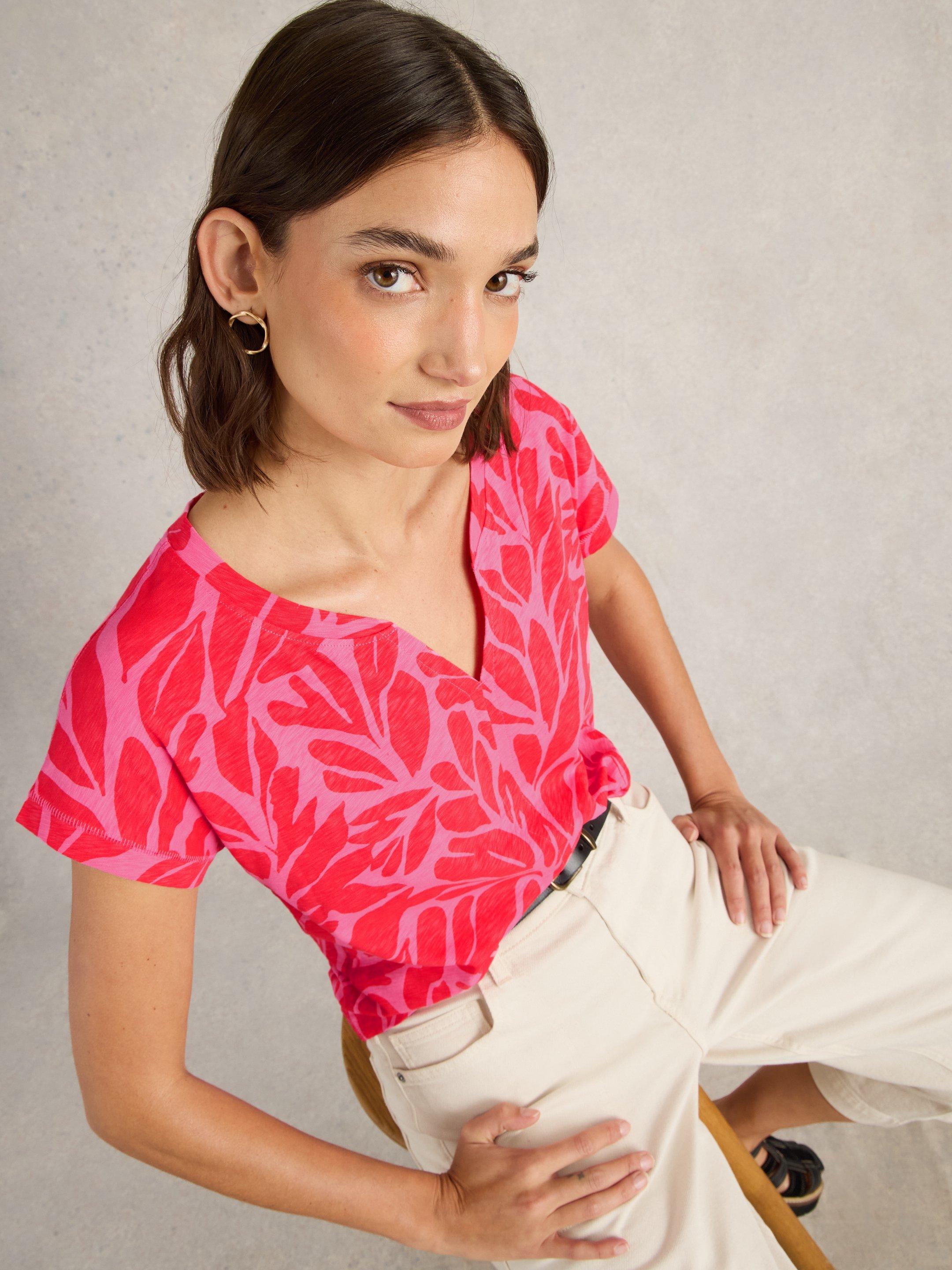 Nelly Notch Neck Tee