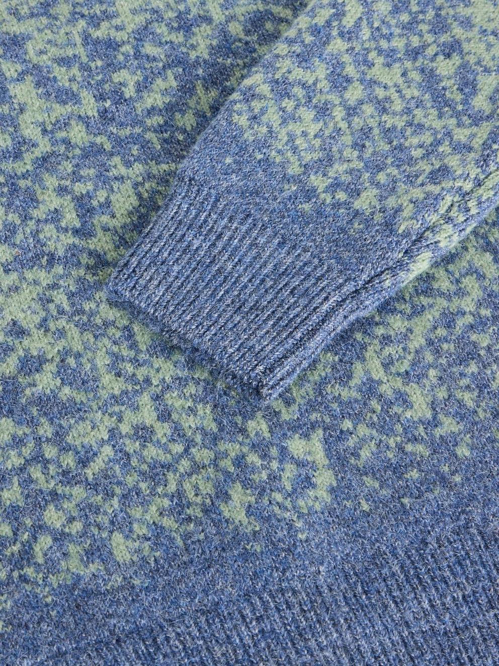 OMBRE JUMPER in BLUE MLT - FLAT DETAIL