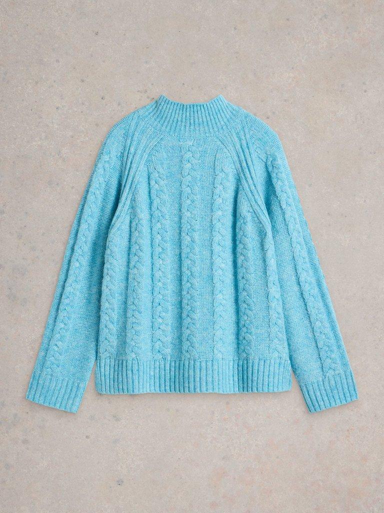 CLEO JUMPER in BRT BLUE - FLAT FRONT