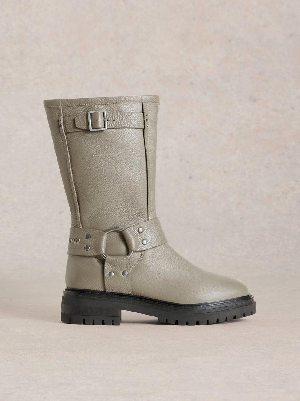 Bobbie Biker Boot in DK NAT - LIFESTYLE