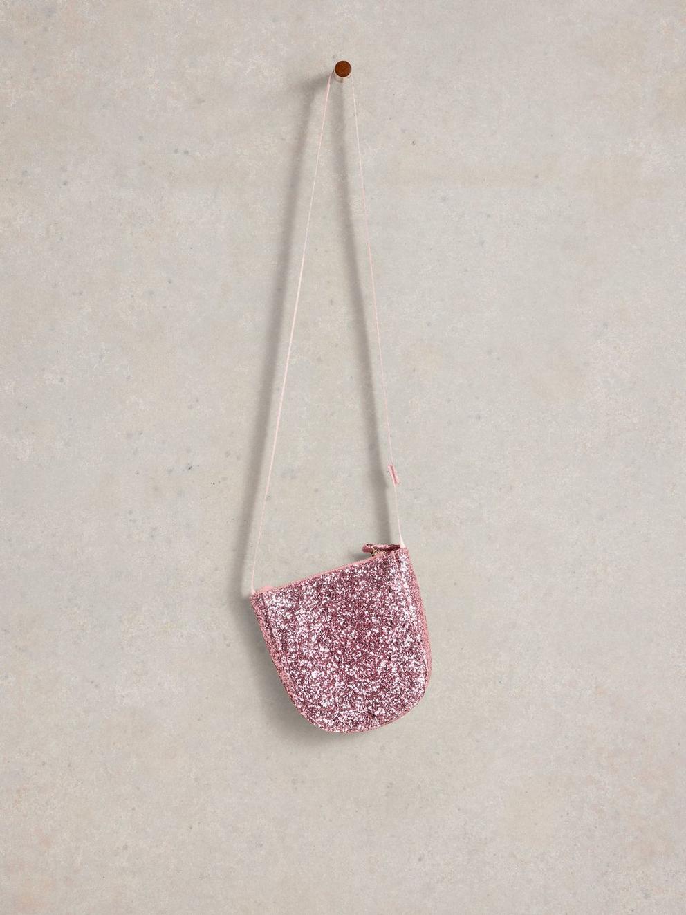 Kids Glitter Bag in PINK MLT - FLAT FRONT