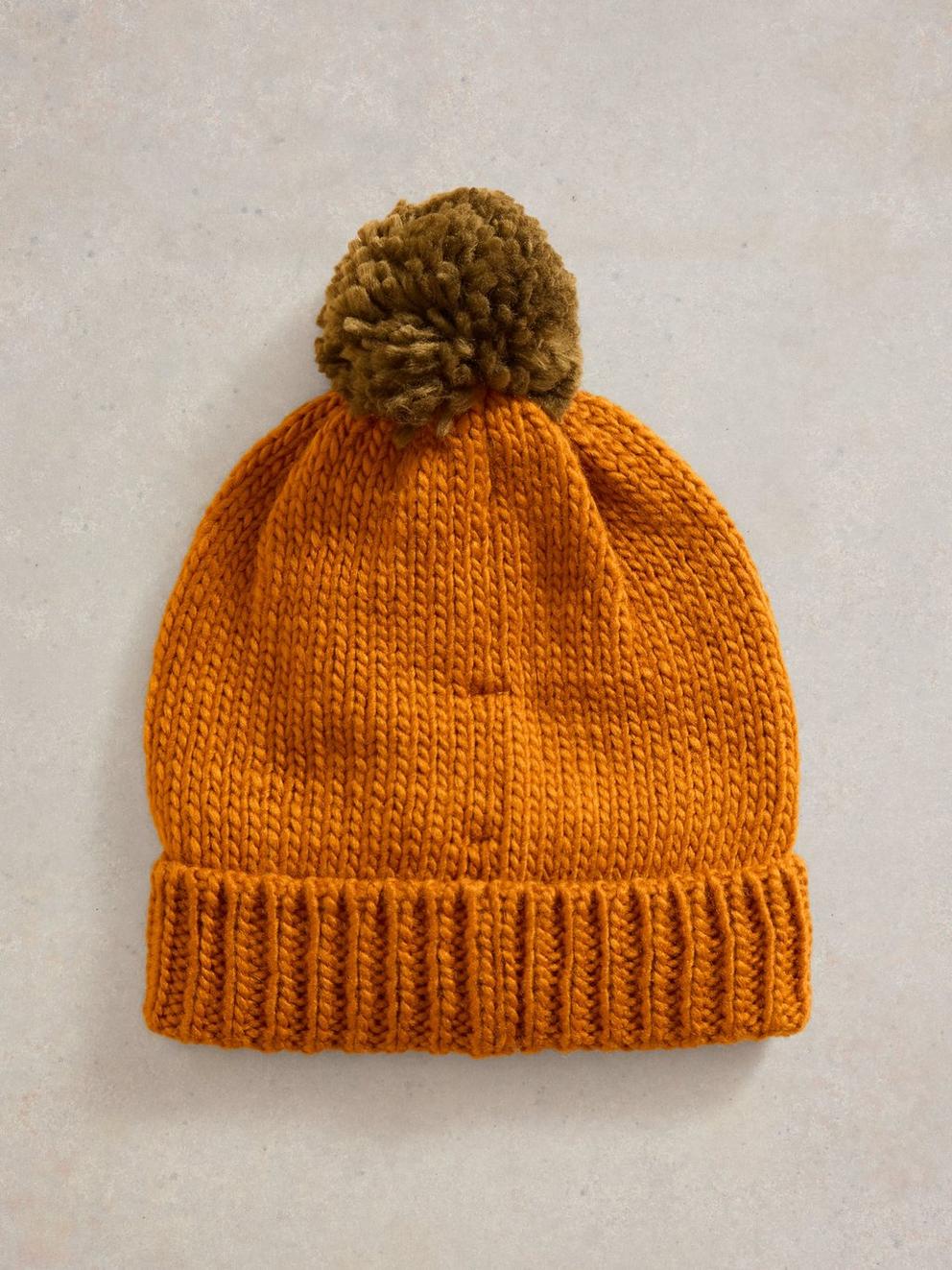 Character Hat in DK ORANGE - FLAT DETAIL