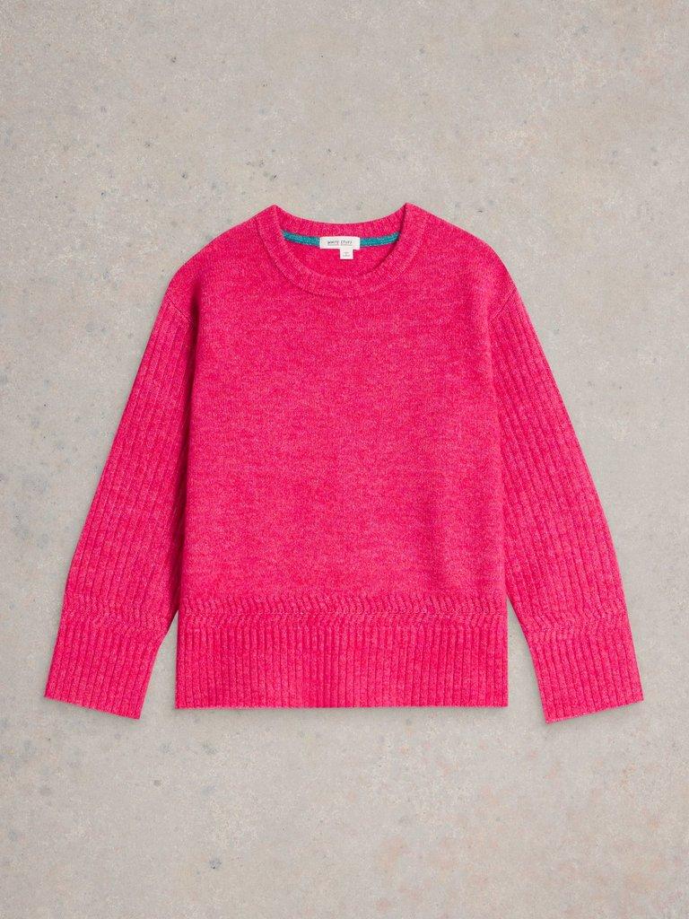 SOPHIA JUMPER in BRT PINK - FLAT FRONT