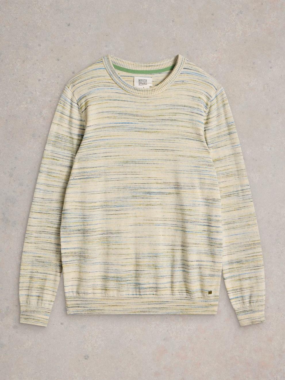 Henderson Spacedye Jumper in NAT MLT - FLAT FRONT