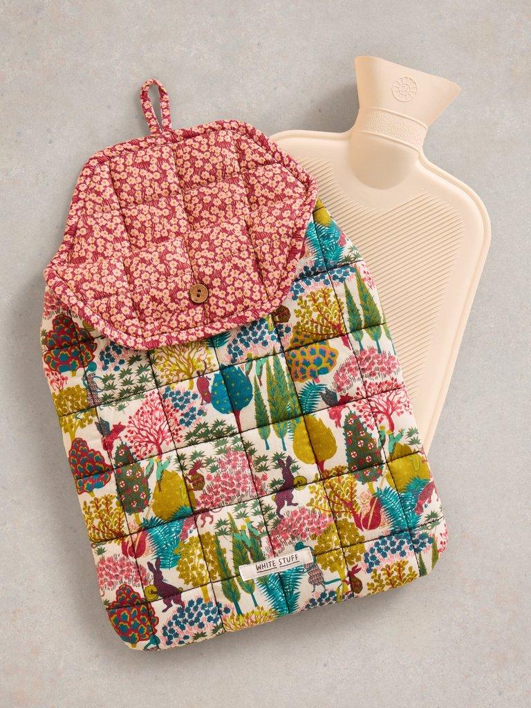 Reversible Hot Water Bottle in NAT PR - FLAT DETAIL