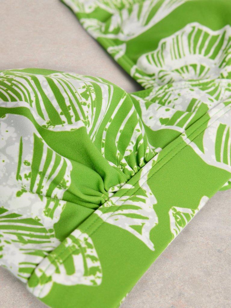 Valley Bikini Swim Top in GREEN MLT - FLAT DETAIL