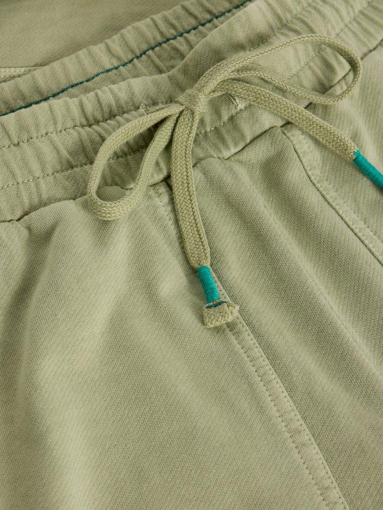 Jude Jersey Jogger in LGT GREEN - FLAT DETAIL