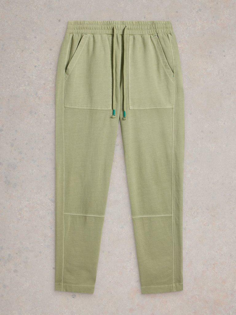 Jude Jersey Jogger in LGT GREEN - FLAT FRONT