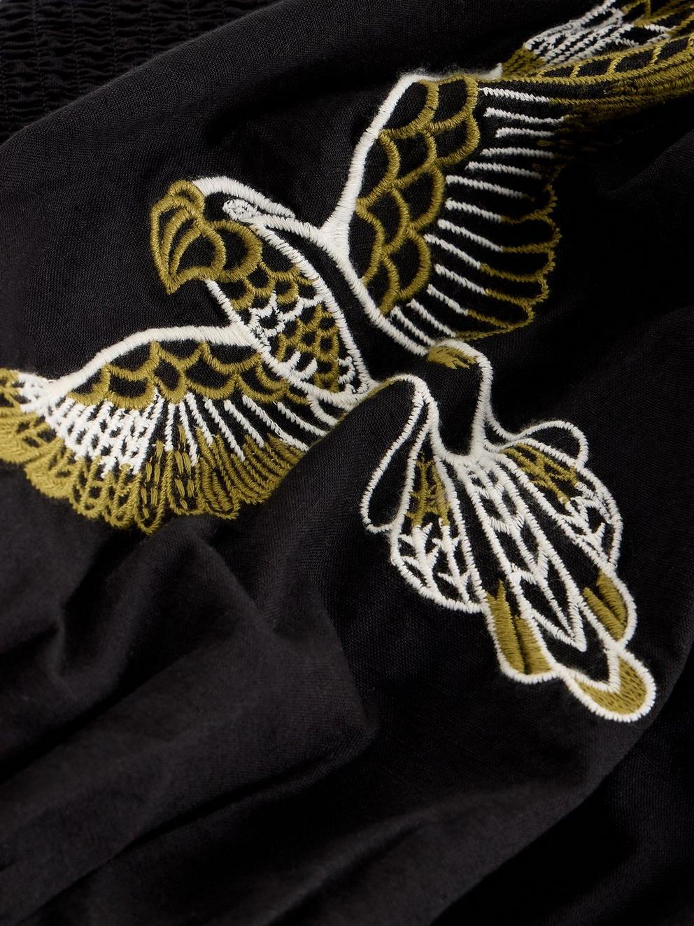 Reese Jumpsuit in PURE BLK - FLAT DETAIL