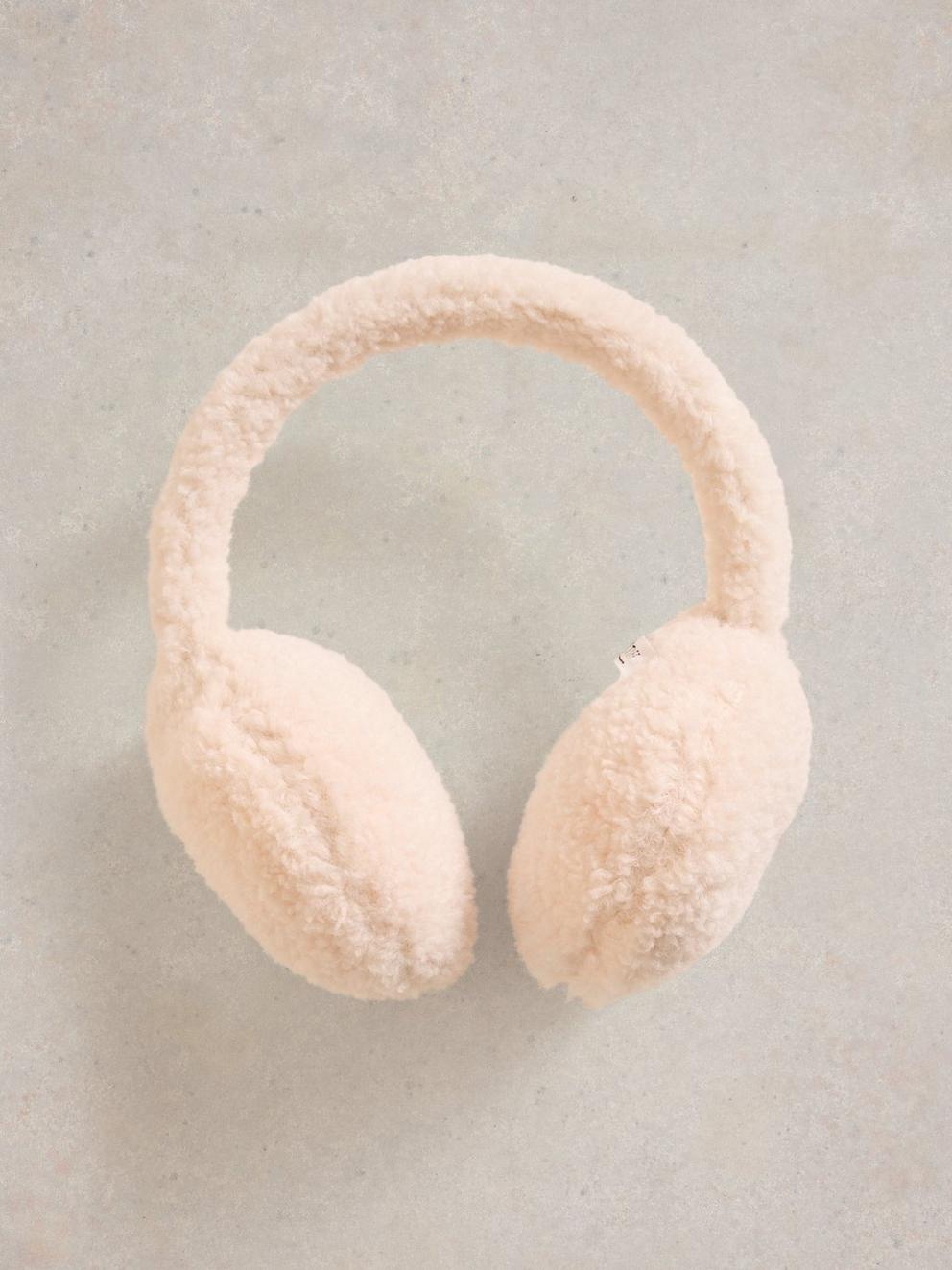 Borg Earmuffs in LGT NAT - FLAT FRONT