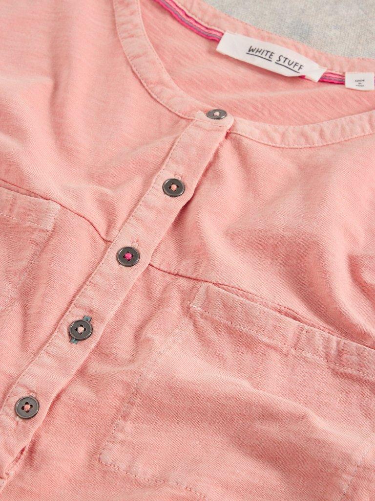 BETH SHIRT in DUS PINK - FLAT DETAIL