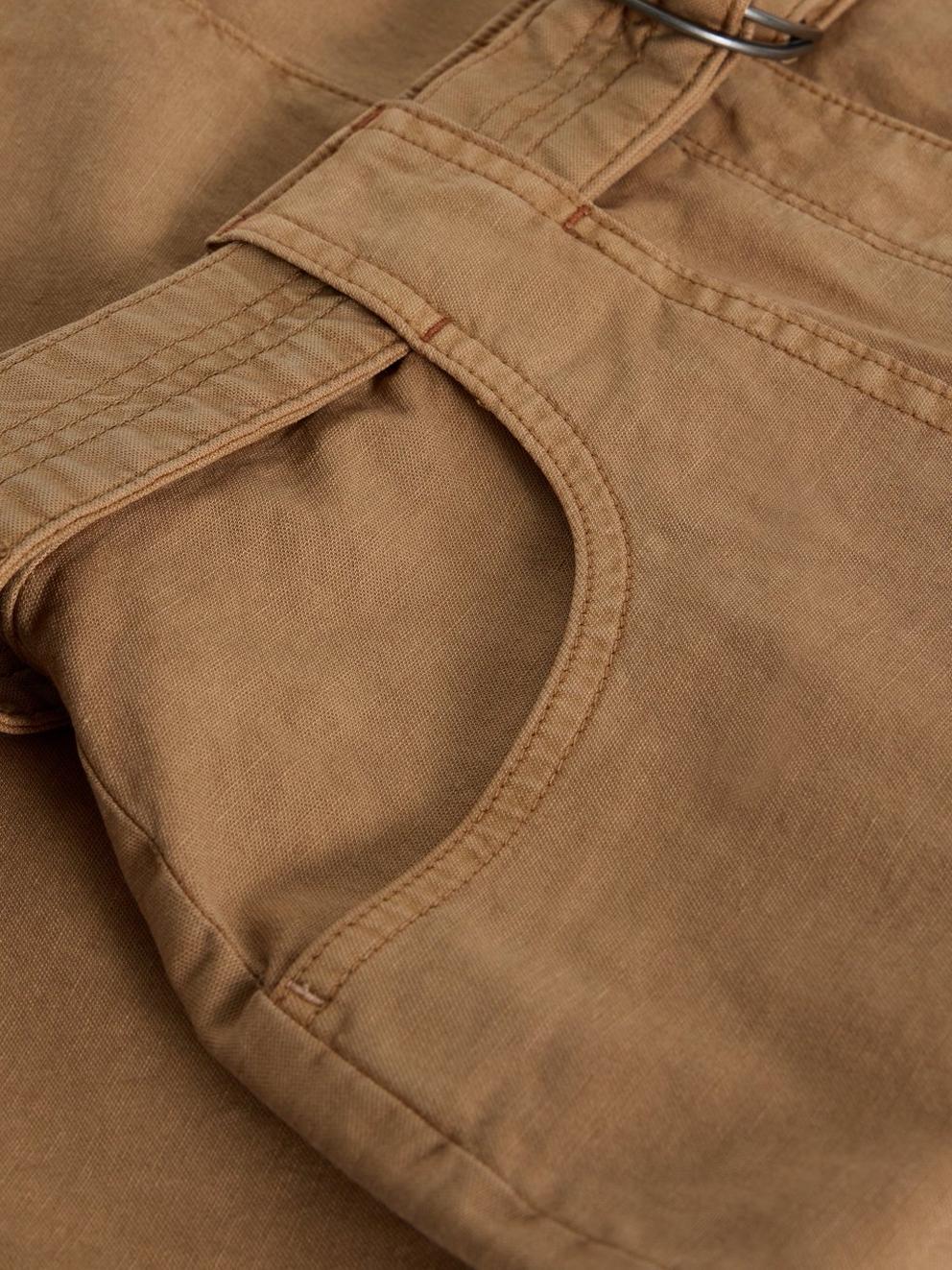 Teakie Skirt in DK NAT - FLAT DETAIL